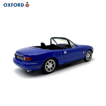 1/76 Scale Mazda MX-5 Sports Car Convertible Blue Diecast Model