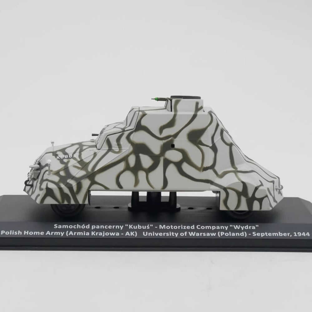 1/43 Scale 1944 Kubuś WWII Polish Improvised Fighting Vehicle Diecast Model