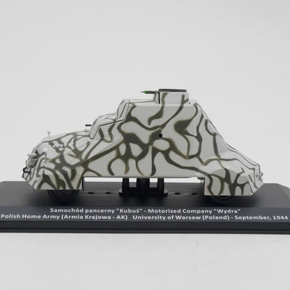 1/43 Scale 1944 Kubuś WWII Polish Improvised Fighting Vehicle Diecast Model