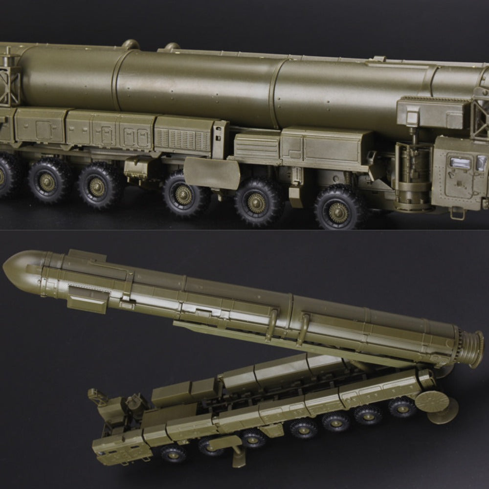 1/72 Scale RT-2PM Topol SS-25 Sickle Russian Intercontinental Ballistic Missile Pre-built Plastic Collectible Model