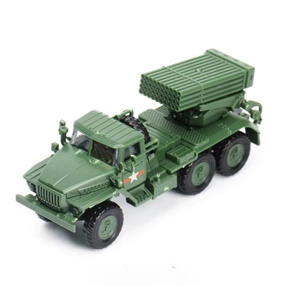 1/72 Scale BM-21 Grad Russian Multiple Rocket Launcher Pre-built Plastic Collectible Model