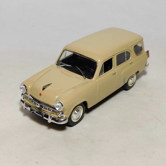 1/43 Scale 1957 Moskvitch 423H Station Wagon Diecast Model Car