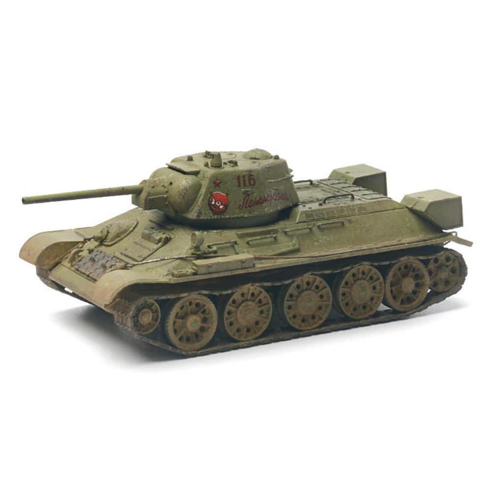 1/72 Scale T-34/76 WWII Soviet Medium Tank Pre-built Plastic Collectible Model