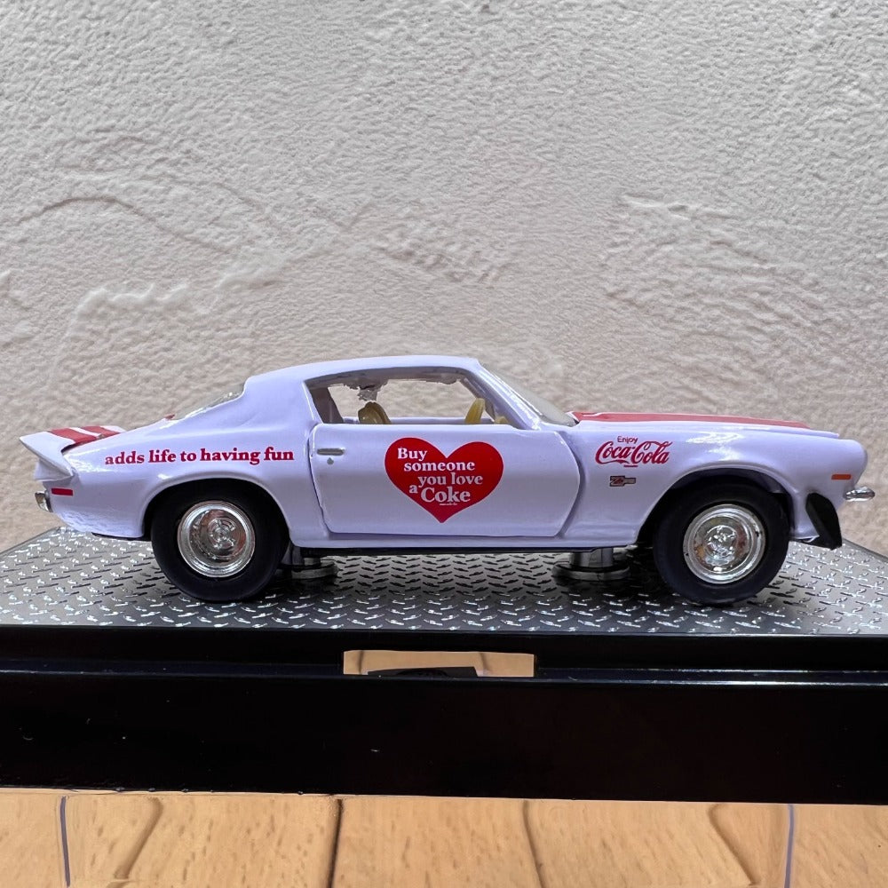 1/64 Scale 1972 Chevrolet Camaro Z/28 Coke Diecast Model Car