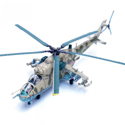 1/72 Scale Mil Mi-24P Helicopter Soviet Air Force Bagram Airfield Diecast Model