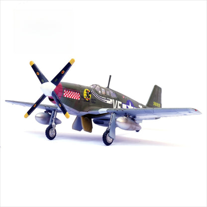 1/72 Scale P-51B Mustang Shangri-La WWII USAAF 336FS 4FG Fighter Diecast Model Aircraft