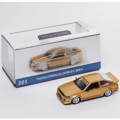 1/64 Scale Toyota AE86 Corolla Levin GT-APEX Diecast Model Car
