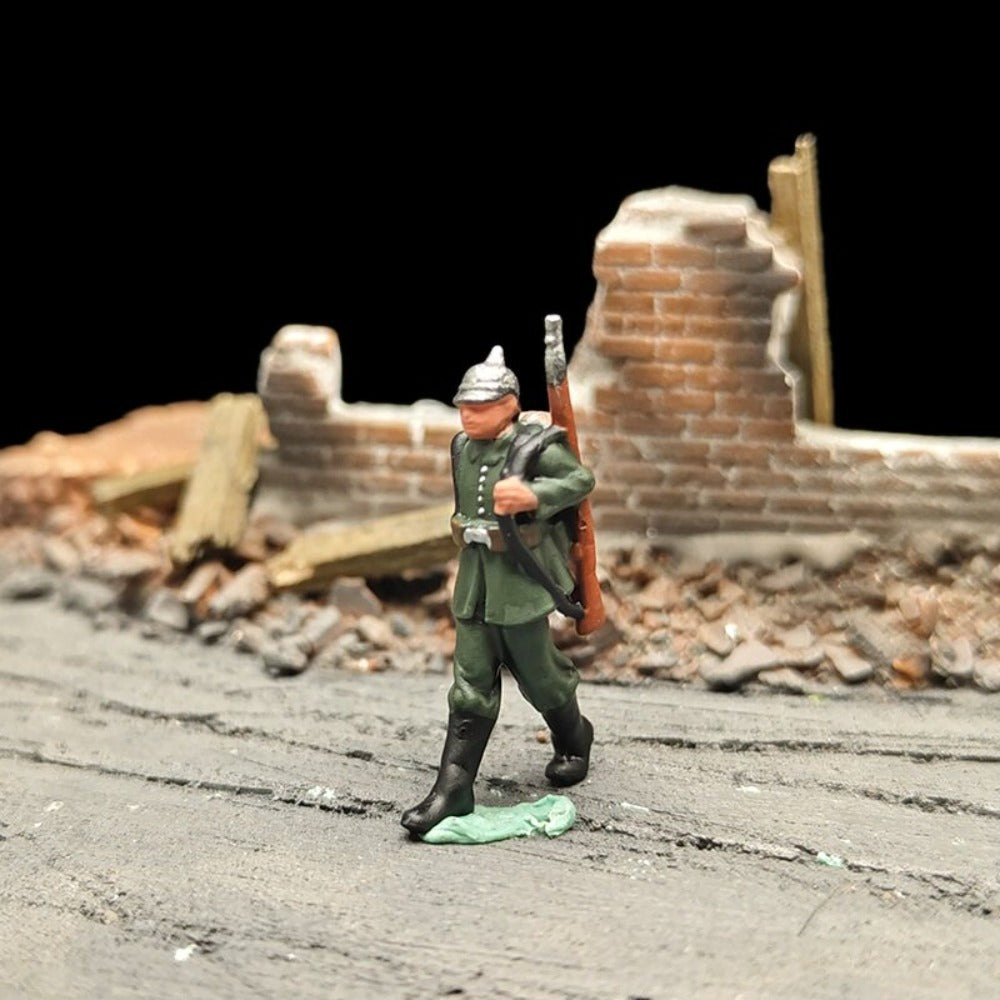 1/72 Scale German Soldiers Painted Figures for Model Dioramas