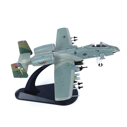 1/100 Scale Fairchild Republic A-10 Thunderbolt II Warthog Flying Tiger US Attack Aircraft Diecast Model