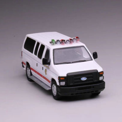 1/64 Scale Ford E-Series Chicago Fire Department Van Diecast Model Car