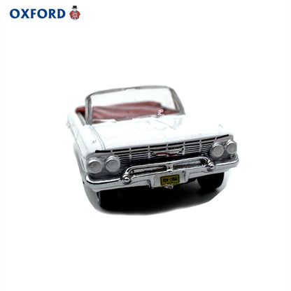 1/87 Scale 1961 Chevrolet Impala Convertible Diecast Model Car
