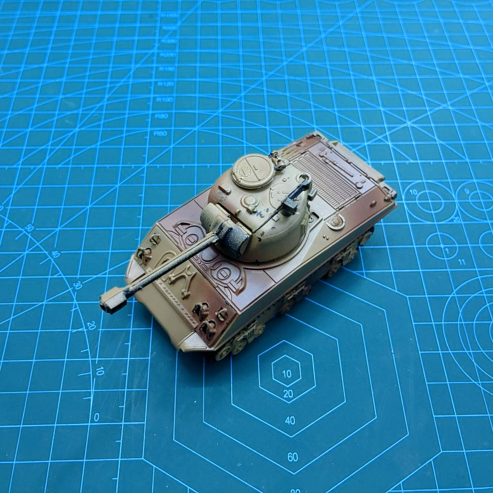 1/72 Scale M4A3 Sherman Medium Tank Pre-built Plastic Collectible Model
