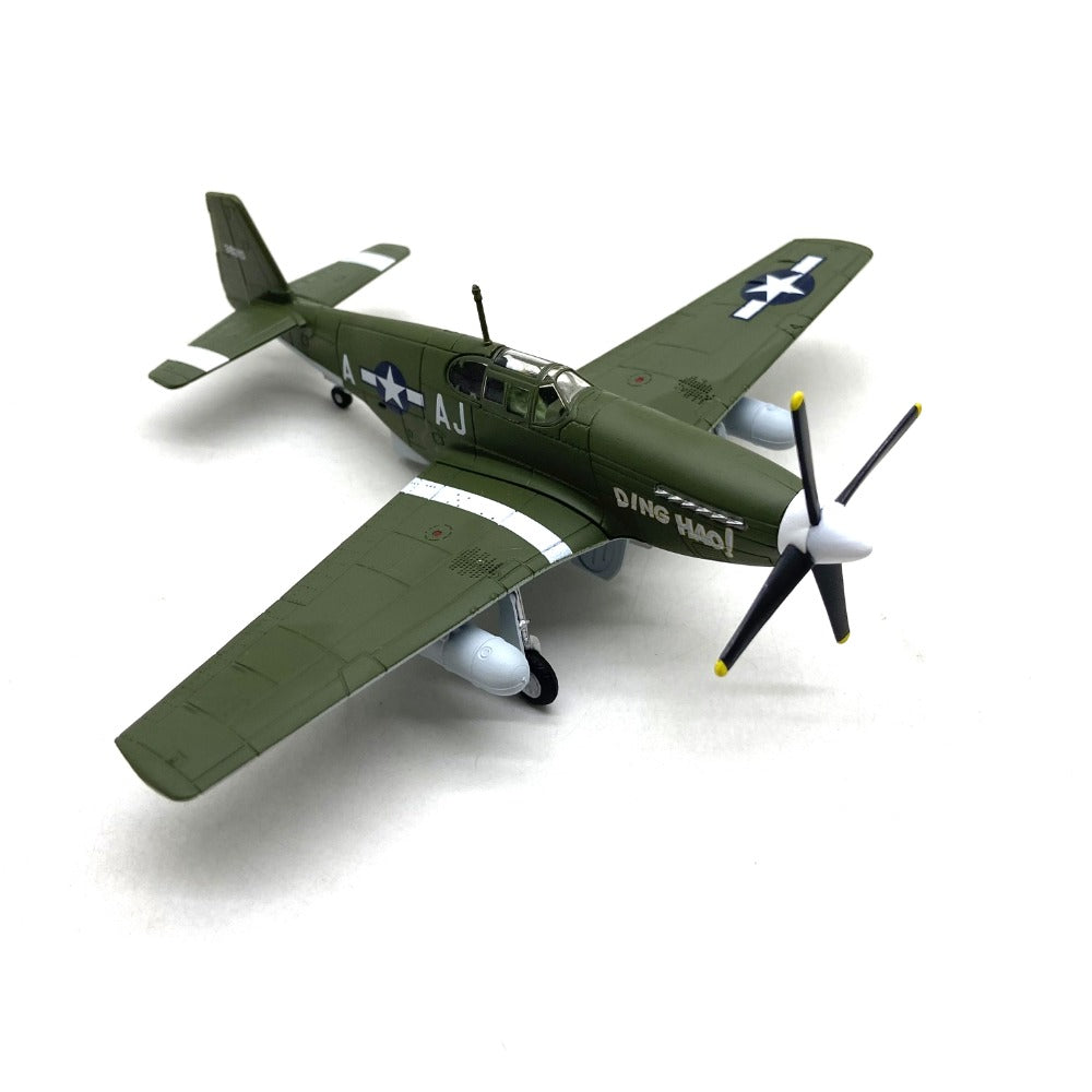 1/72 Scale North American P-51B Mustang James Howell Howard WWII Fighter Aircraft Diecast Model