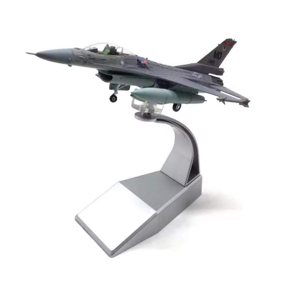 1/100 Scale USAF F-16C Fighting Falcon Multirole Fighter Diecast Model Aircraft