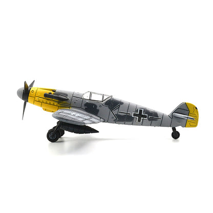1/48 Scale Messerschmitt Bf 109 WWII German Monoplane Fighter Pre-built Plastic Collectible Model Aircraft