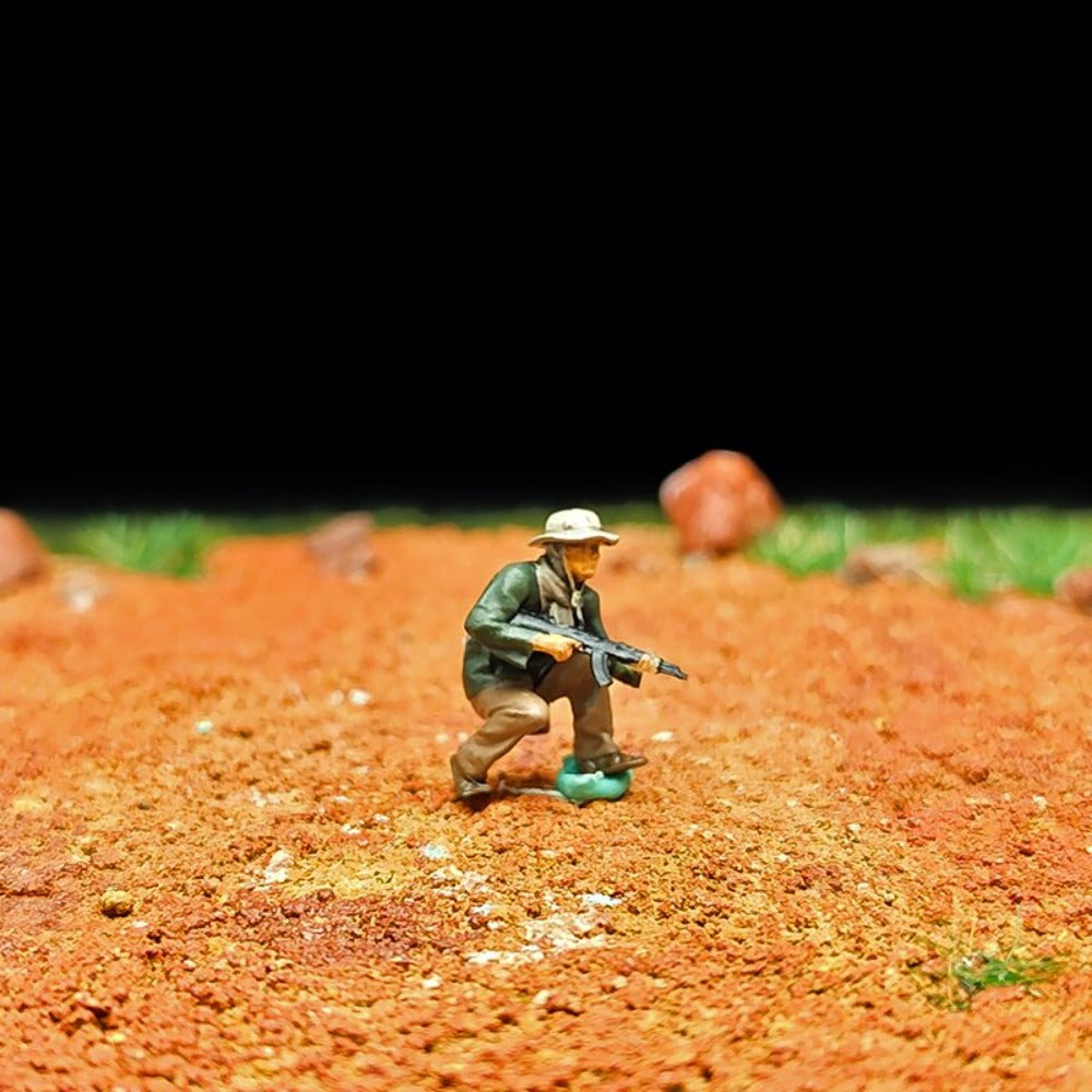 1/72 Scale Vietnam War Soldiers Painted Figures for Model Dioramas