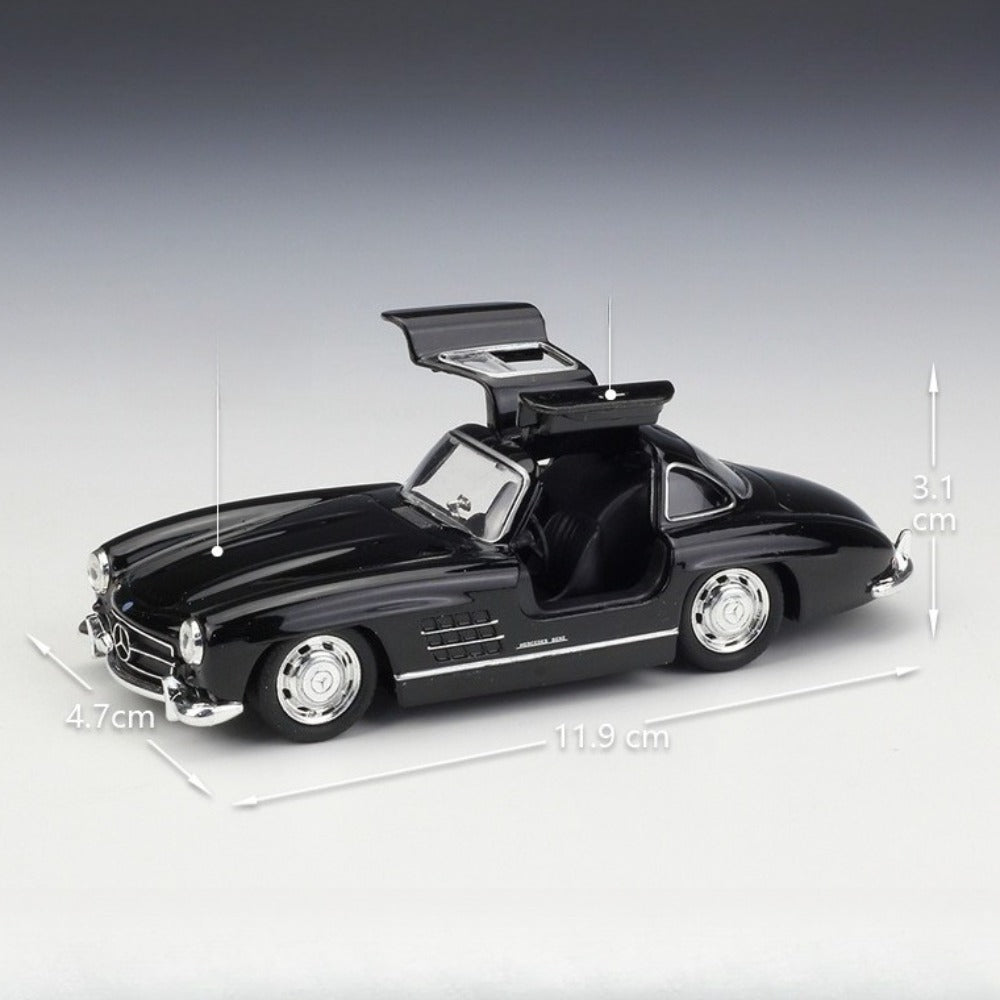 1/36 Scale Mercedes-Benz 300 SL Sports Car Diecast Model Pull Back Toy