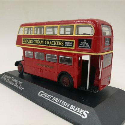 1/76 Scale London Transport RTW Double-Decker Bus Diecast Model