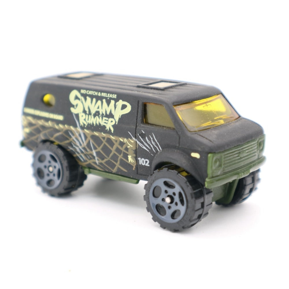 1/74 Scale Matchbox 4X4 Chevy Van Swamp Runner Diecast Model Car