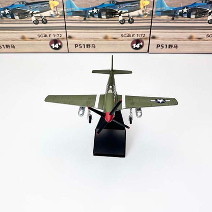 1/72 Scale North American P-51 Mustang 36913 VF-T WWII Fighter Diecast Model Aircraft