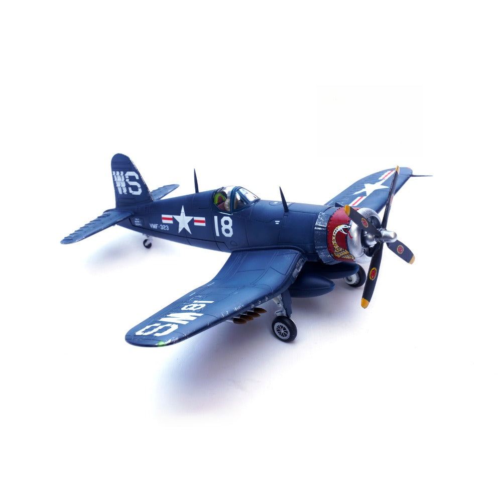 1/72 Scale Vought F4U Corsair WWII US Fighter VMF-323 WS #18 Diecast Model Aircraft