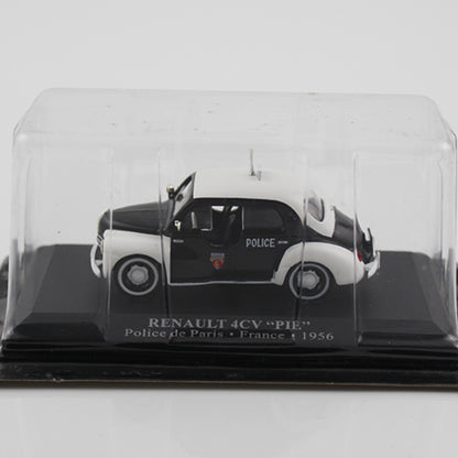 1/43 Scale 1956 Renault 4CV Pie France Police Car Diecast Model