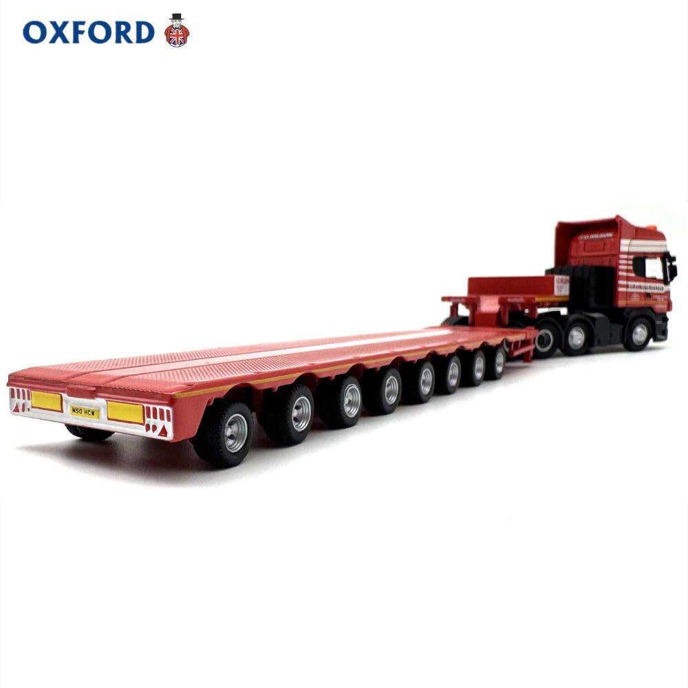 1/76 Scale Scania R580 8-Axle Trailer Low Loader H.C. Wilson Diecast Model