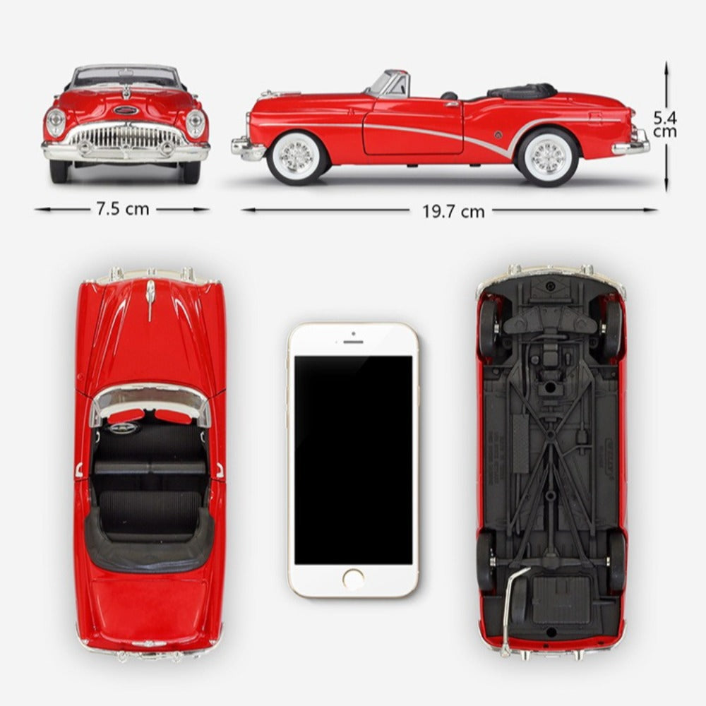 1/24 Scale 1953 Buick Roadmaster Skylark Convertible Car Diecast Model