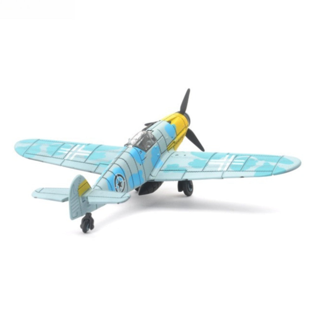 1/48 Scale Messerschmitt Bf 109 WWII German Monoplane Fighter Pre-built Plastic Collectible Model Aircraft