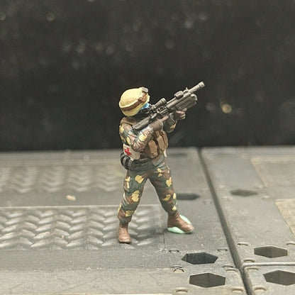 1/72 Scale Special Force Soldiers Painted Figurines for Model Dioramas
