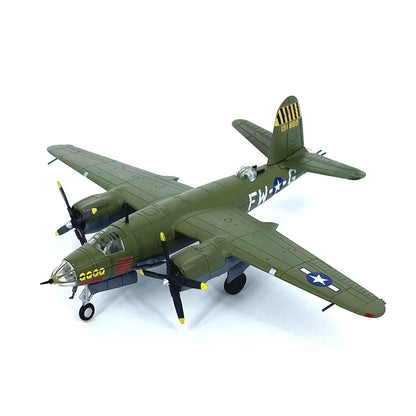 1/144 Scale 1943 Martin B-26 Marauder WWII US Medium Bomber Diecast Model Aircraft
