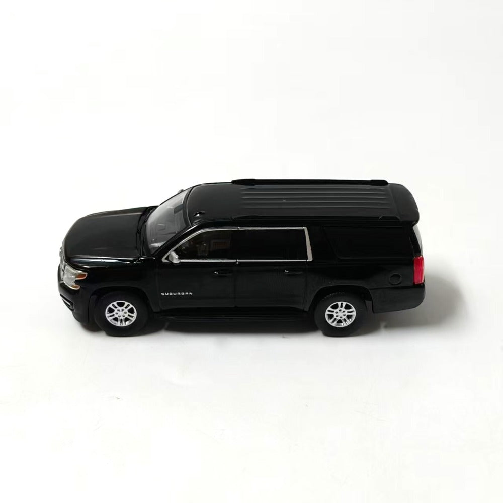 1/64 Scale Chevrolet Suburban SUV Black Diecast Model Car