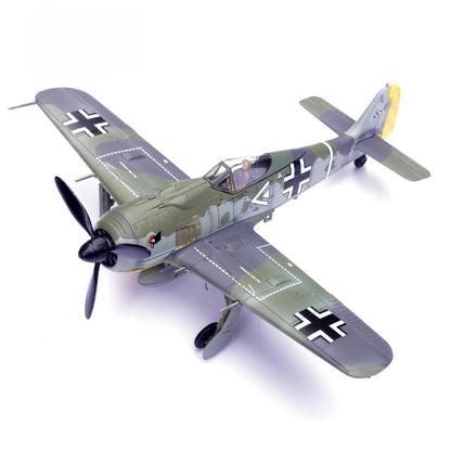 1/72 Scale Focke-Wulf Fw 190 A WWII German Fighter Hans Hahn Diecast Model Aircraft