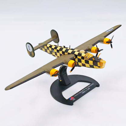 1/144 Scale 1944 Consolidated B-24D Liberator WWII American Heavy Bomber Diecast Aircraft Model