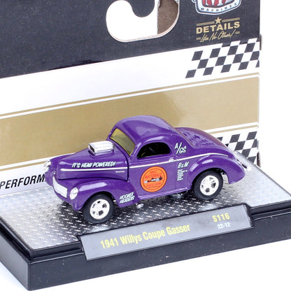 1/64 Scale 1941 Willys Coupe Gasser Diecast Model Car