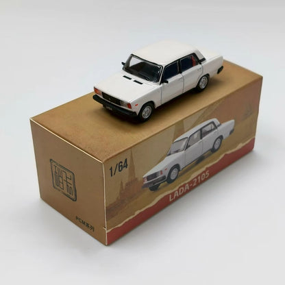 1/64 Scale Lada 2105 Soviet Saloon Car Diecast Model