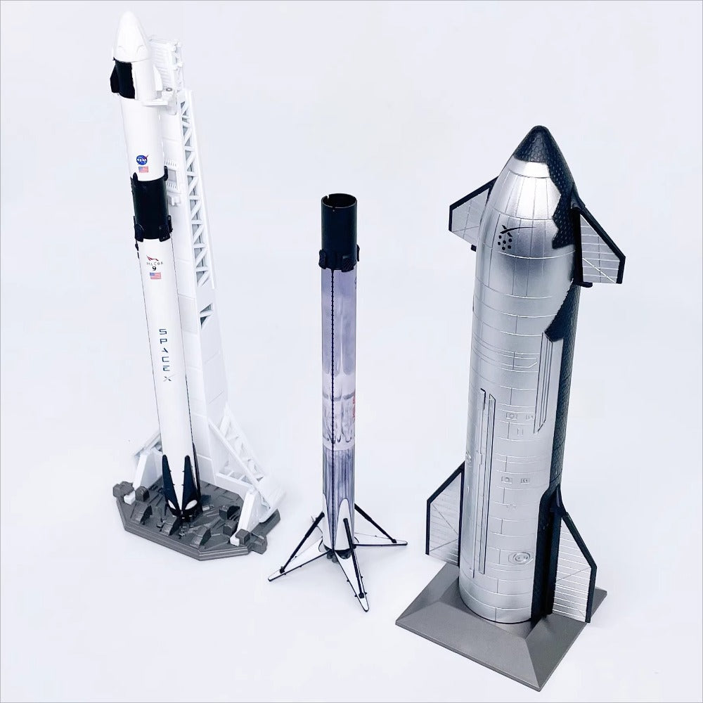 1/200 Scale SpaceX Falcon 9 Medium-Lift Launch Vehicle Two-Stage Rocket Diecast Model