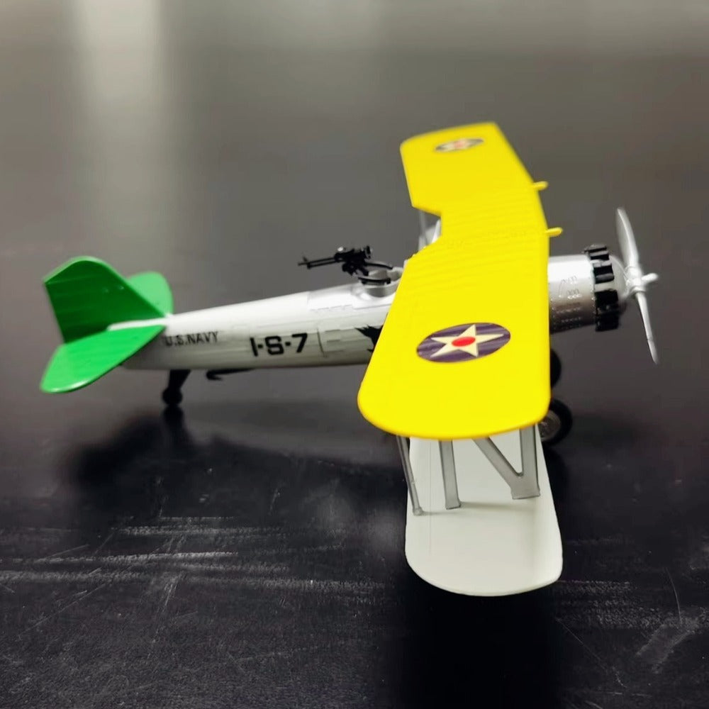 1/48 Scale Vought O2U Corsair US Biplane Scout Observation Aircraft Pre-built Plastic Collectible Model