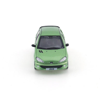 1/64 Scale Peugeot 206 5-door Hatchback Diecast Model Car