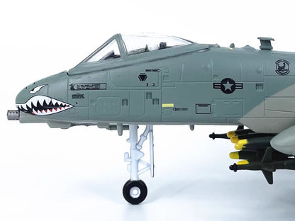 1/100 Scale Fairchild Republic A-10 Thunderbolt II Warthog Flying Tiger US Attack Aircraft Diecast Model
