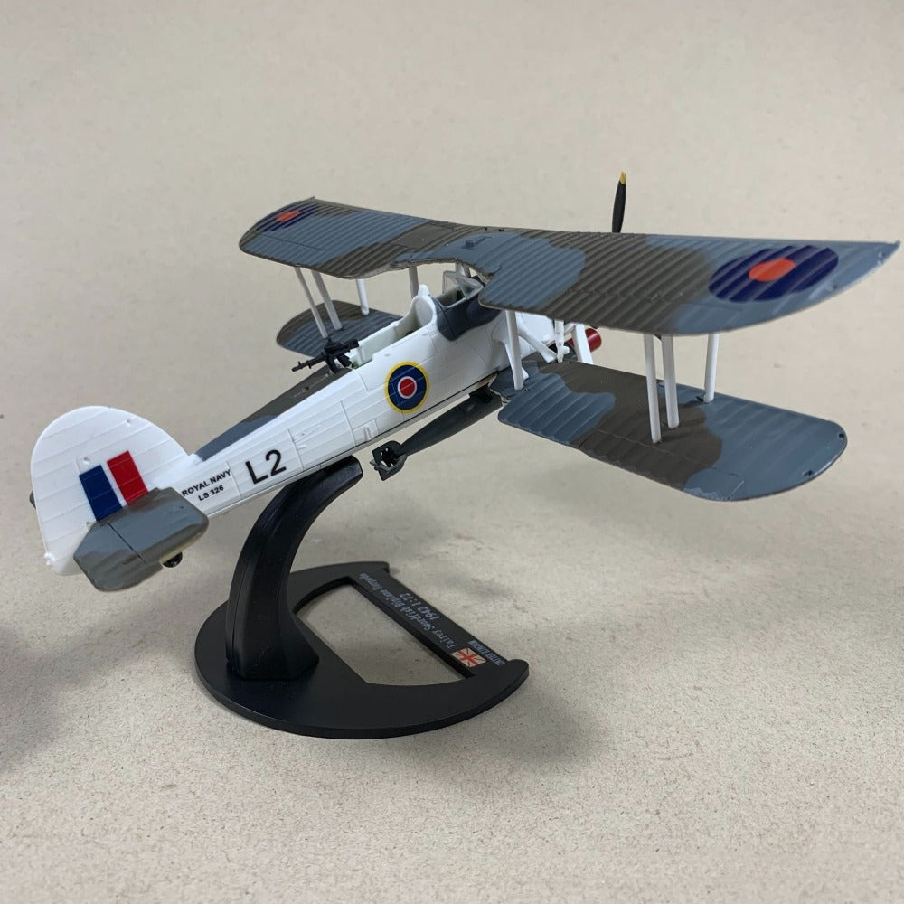 1/72 Scale 1942 Fairey Swordfish WWII British Biplane Torpedo Bomber Diecast Model Aircraft