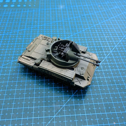 1/72 Scale M42 Duster 40 mm Self-Propelled Anti-Aircraft Gun Armored Vehicle Pre-built Plastic Collectible Model