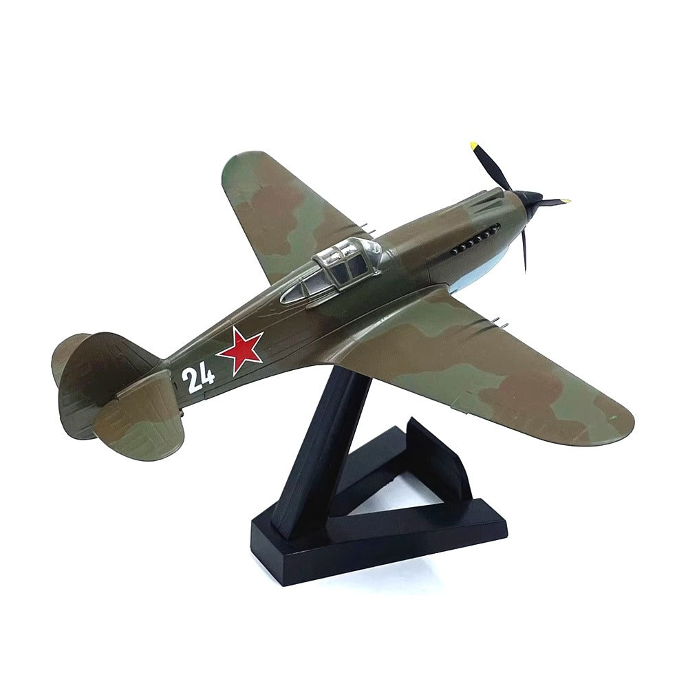 P-40 Warhawk Tomahawk Soviet Union fighter pre-built 1/72 scale plastic collectible WWII military aircraft model