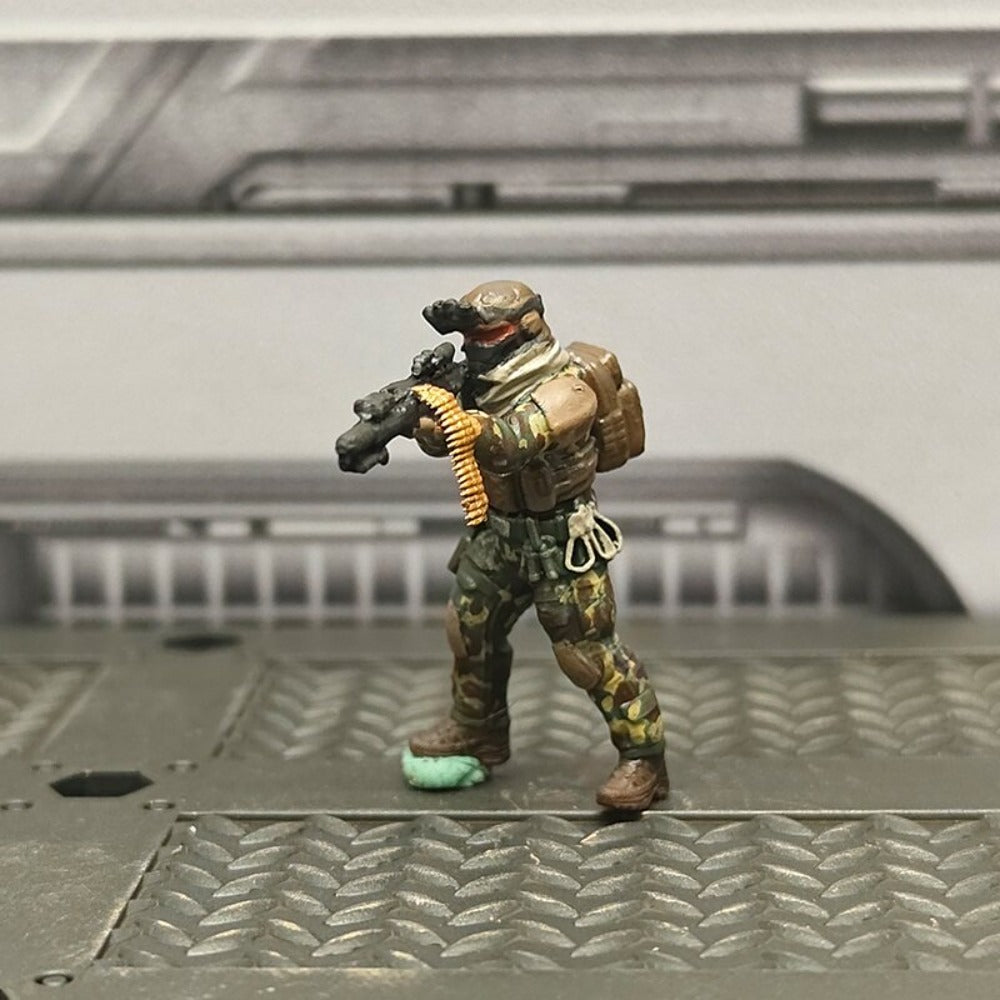 1/72 Scale SWAT Team Soldiers Painted Figures for Model Dioramas