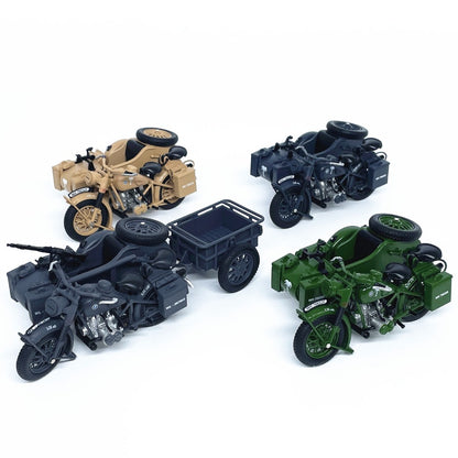 1/24 Scale BMW R75 Motorcycle & Sidecar Diecast Model