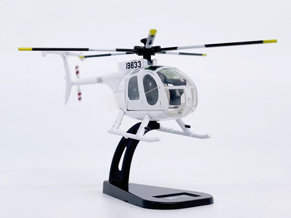1/100 Scale MH-6 Little Bird Light Helicopter Diecast Model