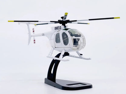 1/100 Scale MH-6 Little Bird Light Helicopter Diecast Model