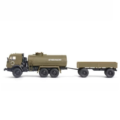 1/72 Scale KamAZ-5350 Mustang Russian Military Truck Pre-built Plastic Collectible Model