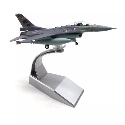 1/100 Scale USAF F-16C Fighting Falcon Multirole Fighter Diecast Model Aircraft