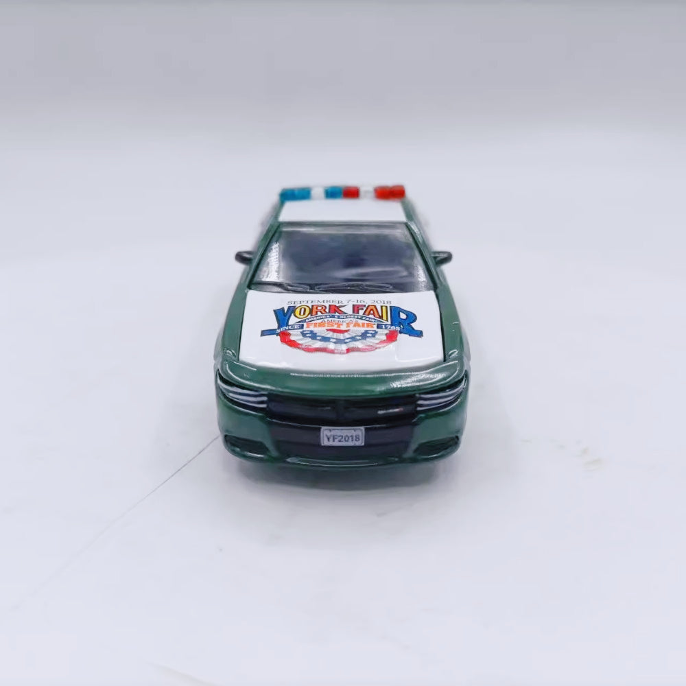 1/64 Scale 2018 York Fair Dodge Charger Police Car Diecast Model